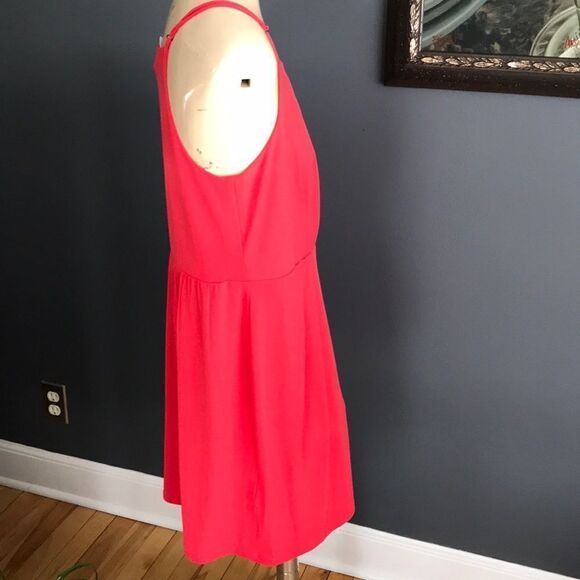 BCBGeneration coral faux wrap stretch knit midi, M - Picture 7 of 8